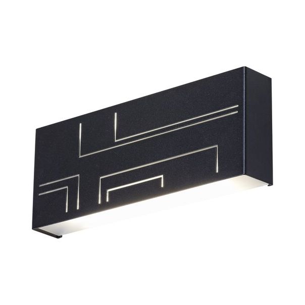 Rabalux Spoljna zidna rasveta Maribor LED 12W crna (8873) - 8873-1