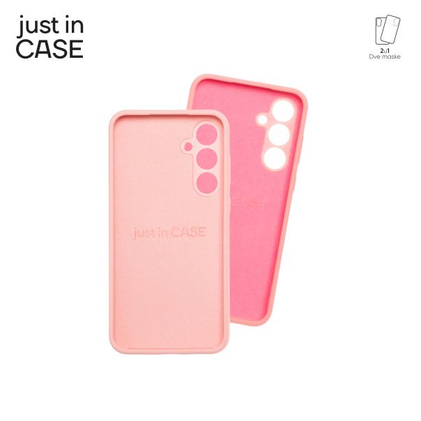 JUST IN CASE Maska 2u1 Extra case MIX PLUS za Samsung Galaxy A55, roza - 1720257