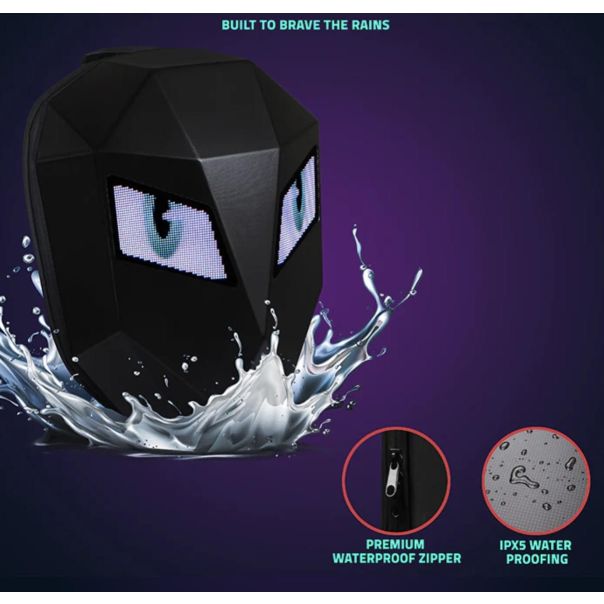 PAUN LED Ranac Iron Man, Crni - 888-C