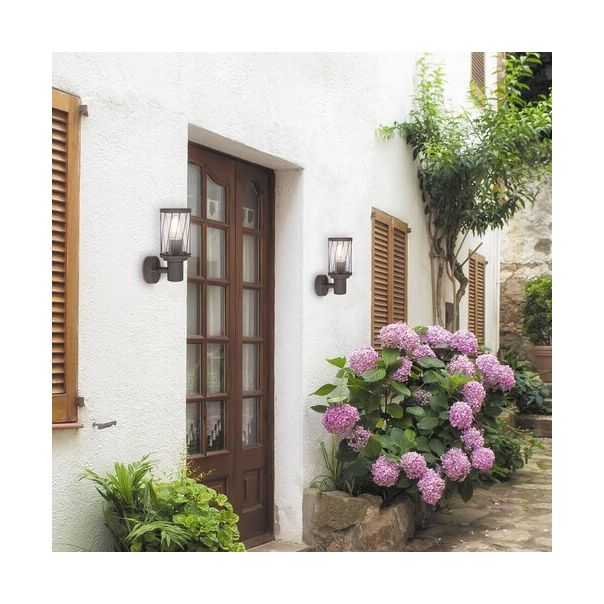 Rabalux Spoljna zidna rasveta Budapest E27 1x MAX 40W braon (8888) - 8888