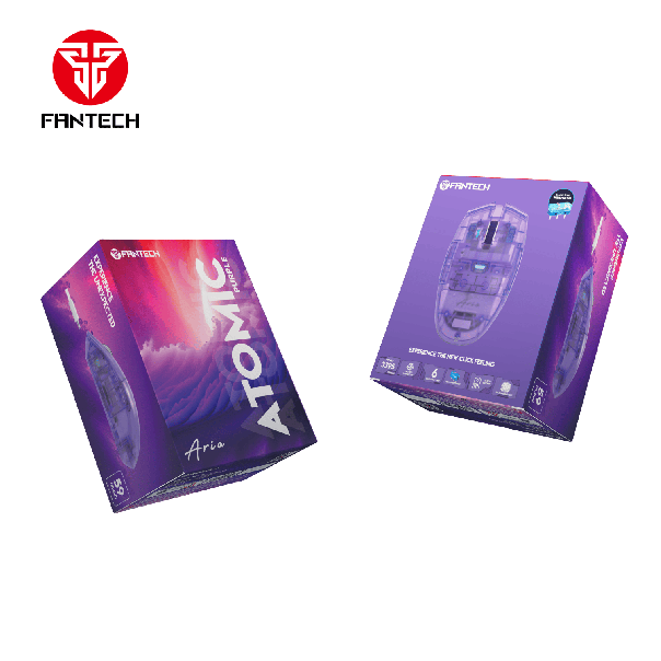 FANTECH Gejmerski miš wireless XD7 ARIA Atomic Ljubicasti - 213763