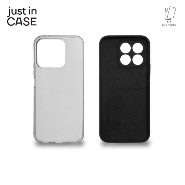 JUST IN CASE Maska 2u1 Extra case MIX za Honor X8B, crna - MIX445BK