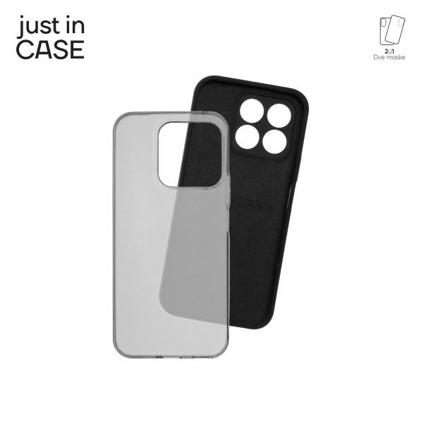 JUST IN CASE Maska 2u1 Extra case MIX za Honor X8B, crna - MIX445BK