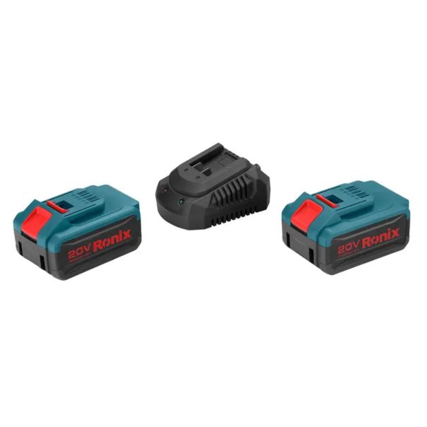 RONIX Akumulatorska čekić bušilica BRUSHLESS (2x4Ah) 8910K BMC 20V/2.2J - 8910KRX
