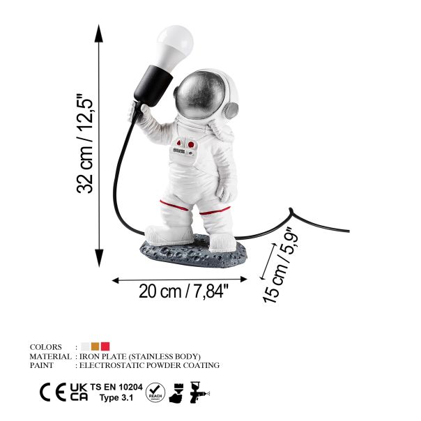 OPVIQ Stona lampa Astronaut 3 - EP3005503