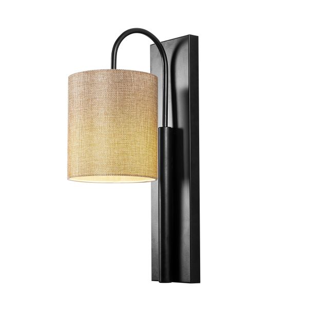 OPVIQ Zidna lampa Baston 3461, crna/bež - EP3005896