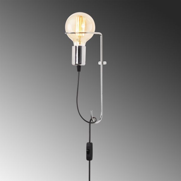 OPVIQ Zidna lampa Pota 3663, srebrna - EP3005959