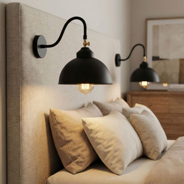 OPVIQ Zidna lampa Sağlam 3742, crna - EP3006010