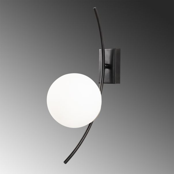 OPVIQ Zidna lampa Hilal 3821, crna/bela - EP3006028