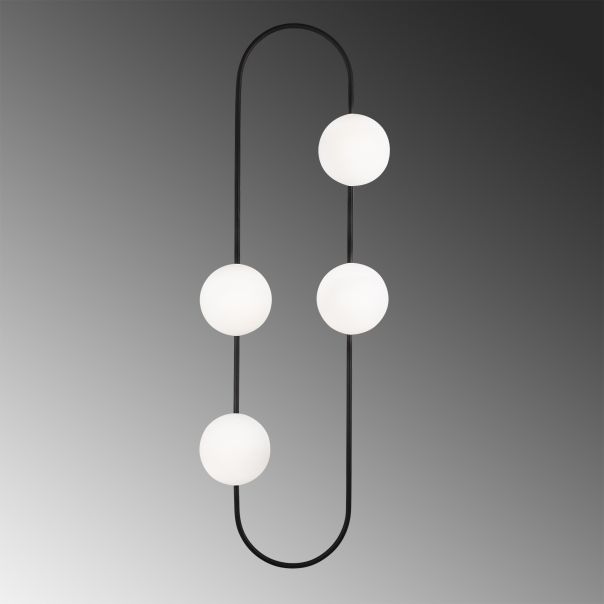 OPVIQ Zidna lampa Abaküs 4901, crna/bela - EP3006079