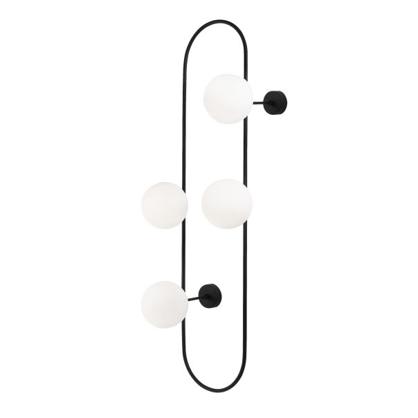 OPVIQ Zidna lampa Abaküs 4901, crna/bela - EP3006079