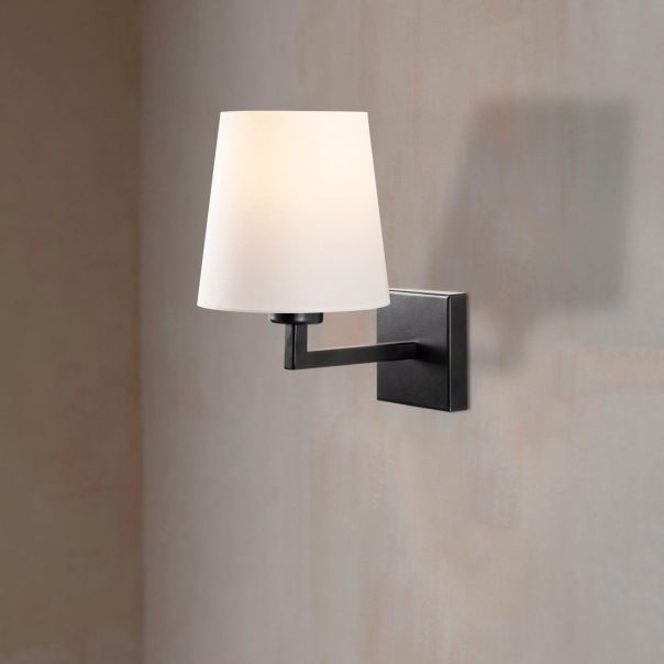 OPVIQ Zidna lampa Profil 4659, bela/crna - EP3006169