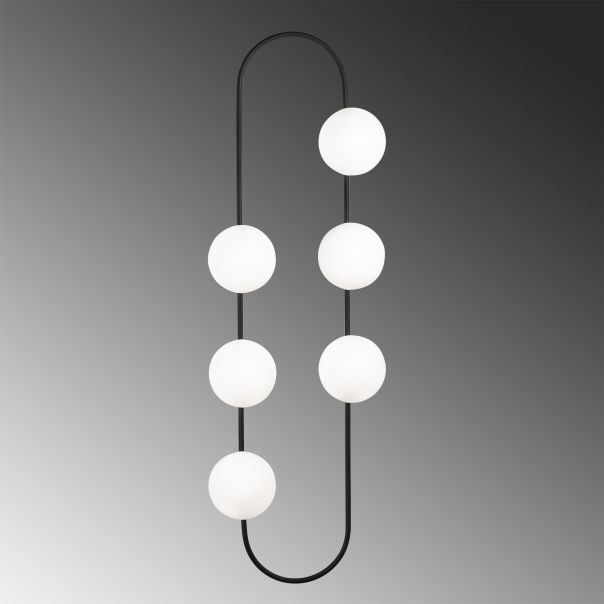 OPVIQ Zidna lampa Abaküs 4921, crna/bela - EP3006205