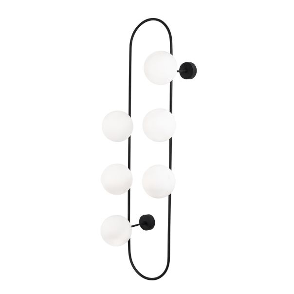 OPVIQ Zidna lampa Abaküs 4921, crna/bela - EP3006205