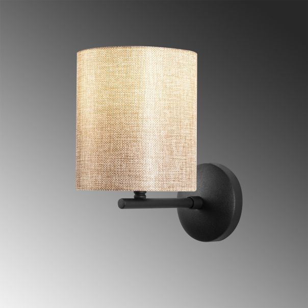 OPVIQ Zidna lampa Profil 4685, crna/bež - EP3006229
