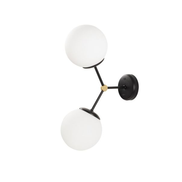 OPVIQ Zidna lampa Damar 6342, crna/bela - EP3006265