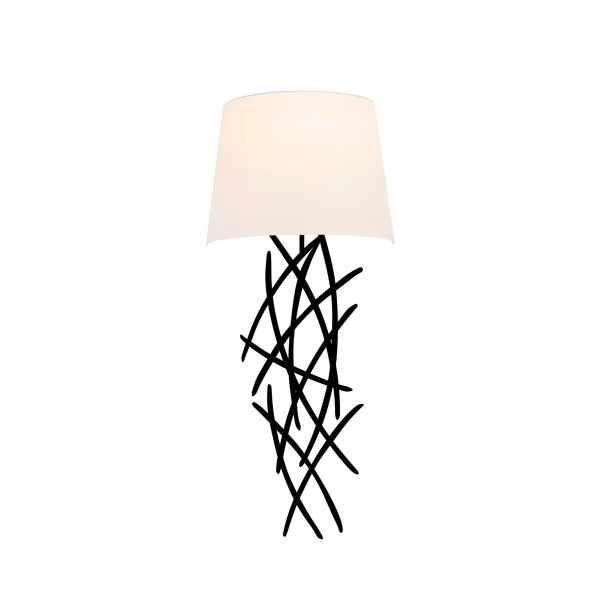 OPVIQ Zidna lampa Asaf 6988, crna/bela - EP3006373