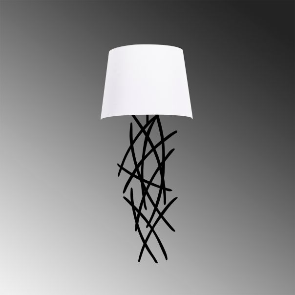 OPVIQ Zidna lampa Asaf 6988, crna/bela - EP3006373