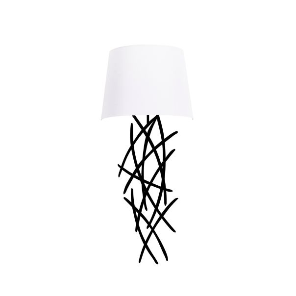 OPVIQ Zidna lampa Asaf 6988, crna/bela - EP3006373