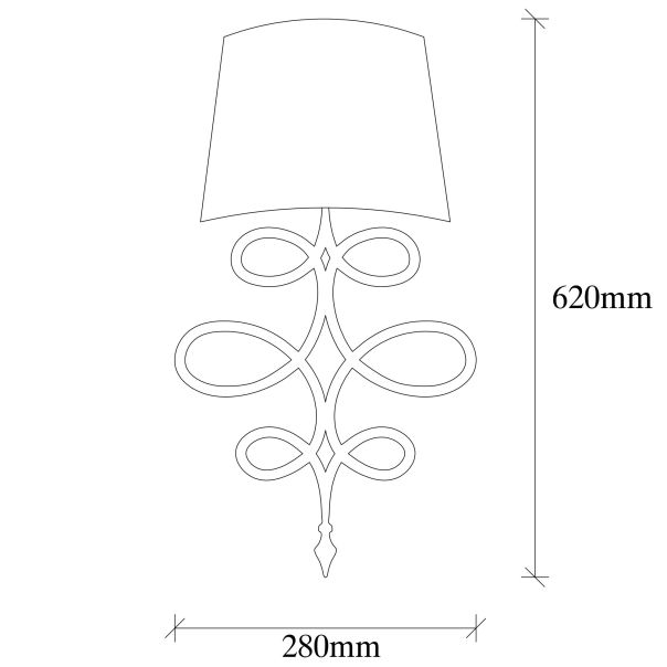 OPVIQ Zidna lampa Asaf 6990, crna/bela - EP3006382