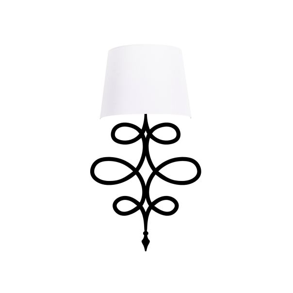 OPVIQ Zidna lampa Asaf 6990, crna/bela - EP3006382