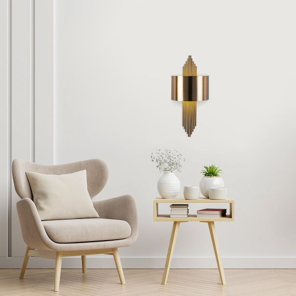 OPVIQ Zidna lampa 619 A, zlatna - EP3006457