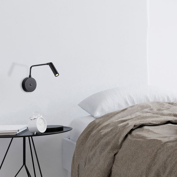 OPVIQ LED zidna lampa Uğur 6042, crna - EP3006505