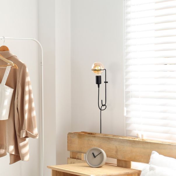 OPVIQ Zidna lampa Pota 3664, crna - EP3006565