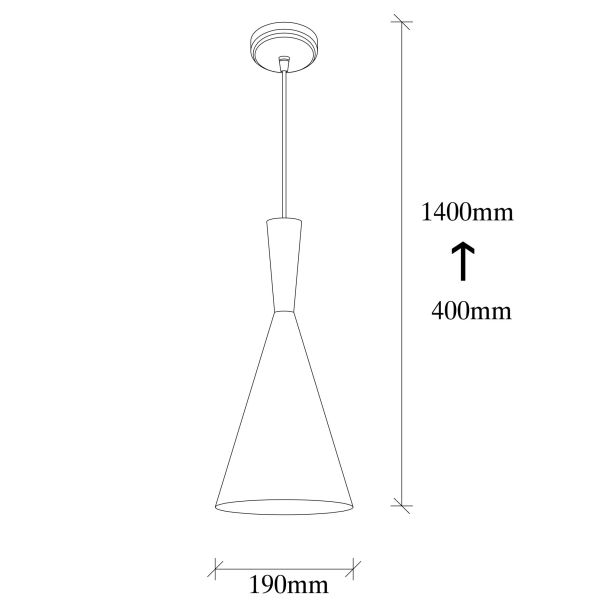 OPVIQ Visilica Elmas 3541, crna - EP3006643