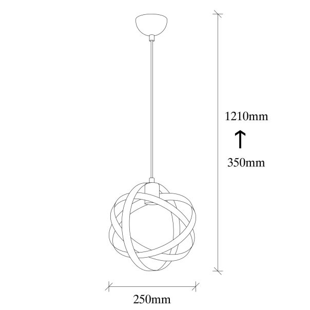 OPVIQ Luster Gezegen 6101, crna/zlatna - EP3007030