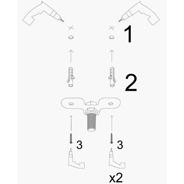 OPVIQ Visilica Tel 6691, crna - EP3007354