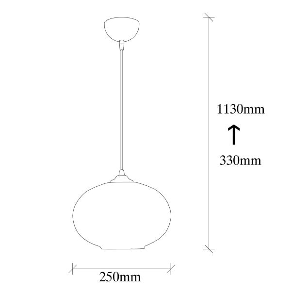 OPVIQ Luster Camini MR 867, crna - EP3008926