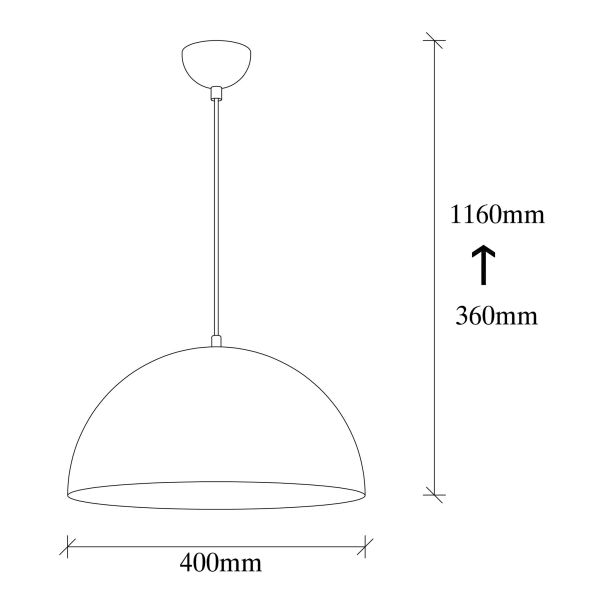 OPVIQ Luster Sivani MR 722, crna - EP3008959