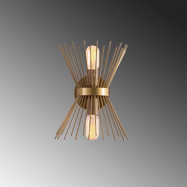 OPVIQ Zidna lampa Kirpi 3092, zlatna - EP3005437