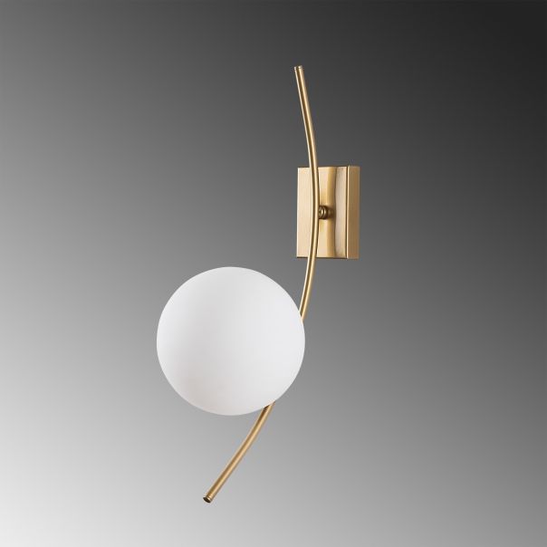 OPVIQ Zidna lampa Hilal 3822, zlatna/bela - EP3006442