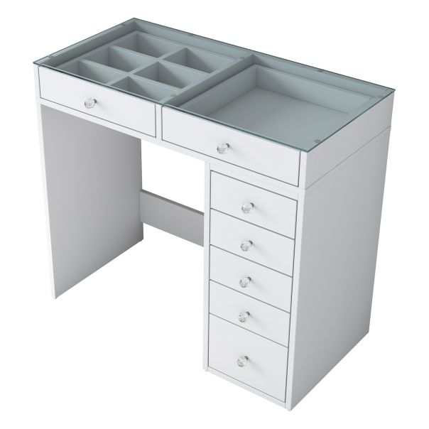 HANAH HOME Sto za šminkanje BJ107 - 2625, bela - 893RAN3324