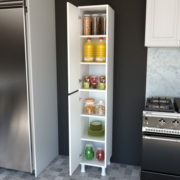 HANAH HOME Kupatilski ormar M1 - 1100, bela - EP2799886