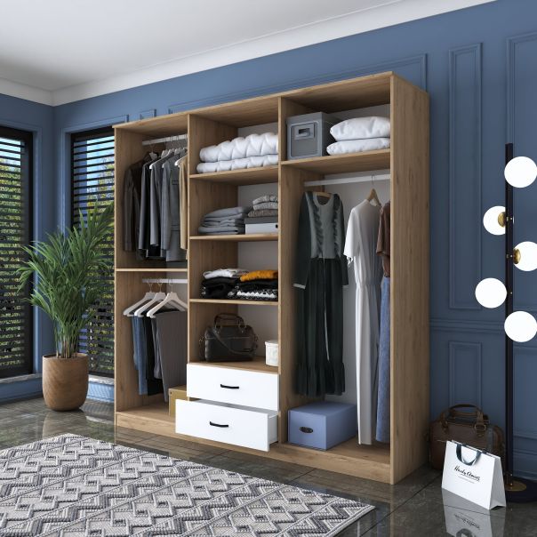 HANAH HOME Ormar BA111 2324, krem/bela - 893RAN4548