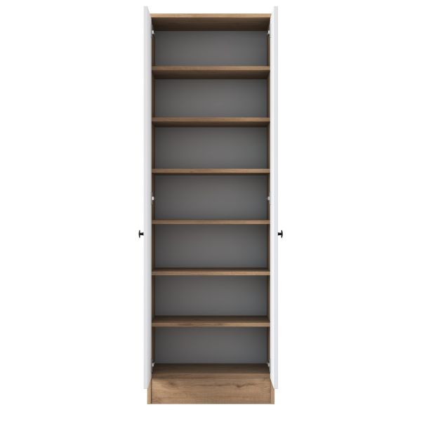 HANAH HOME Ormar P6 - M13 - 2241, bela/braon - EP3057395