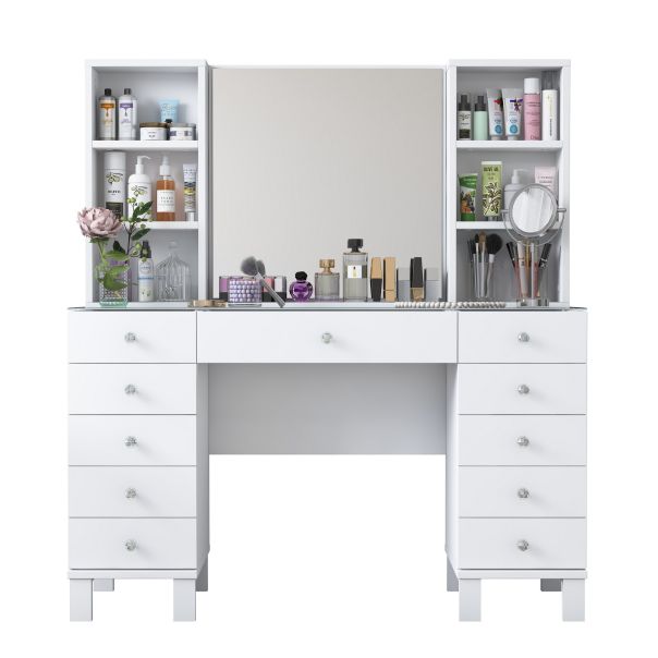 HANAH HOME Sto za šminkanje BJ136 - 3846, bela - EP3057458