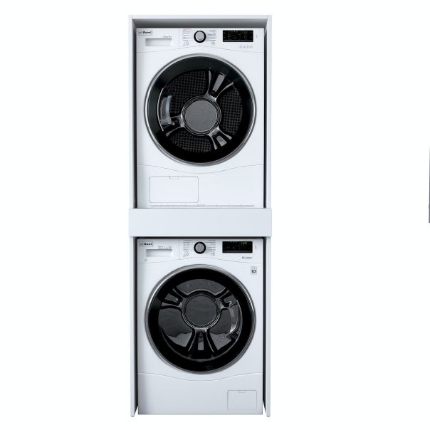 HANAH HOME Оrmarić za mašinu za pranje i sušenje veša KD113 - 3856, bela - EP3057467