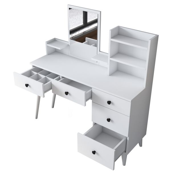 HANAH HOME Sto za šminkanje Bj101 - 2293, bela - 893RAN5402