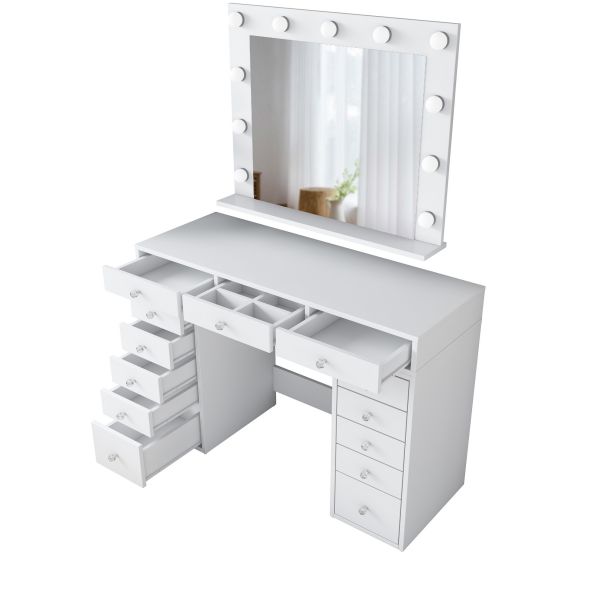 HANAH HOME Sto za šminkanje BJ119 - 2895, bela - 893RAN5416