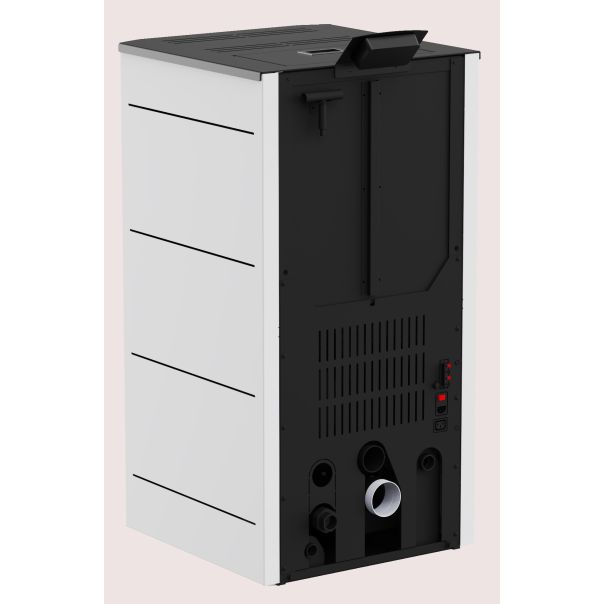 MARELI Kamin na pelet UNO 13 (1kW + 12kW) bela - EP2956650