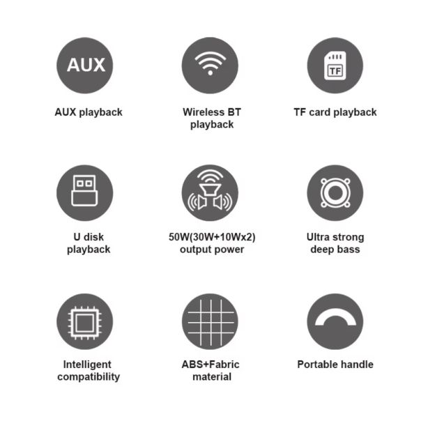 Bluetooth zvucnik Kisonli K11 50W crni - 224799