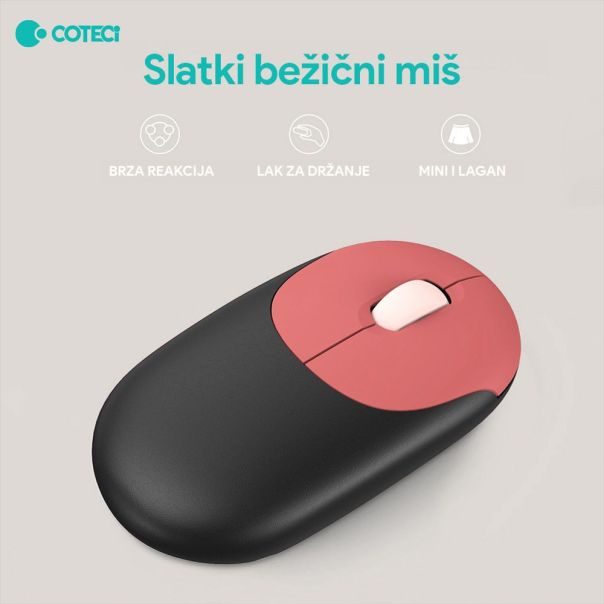 Combo mis i tastatura Coteci OF-053 crno crvena - 224453