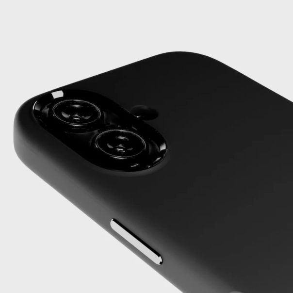 PURO Silikonska maska za iPhone 16 Pro, crna - 16100048