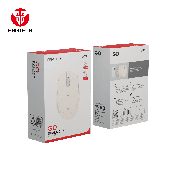 FANTECH Kancelarijski WIRELESS miš W193 bež - 210376