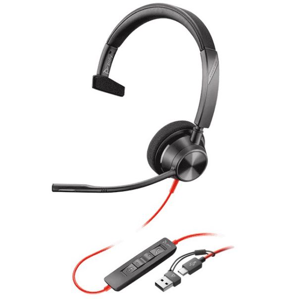POLY Blackwire 3310 Mono USB-C Slušalice - 8X216AA