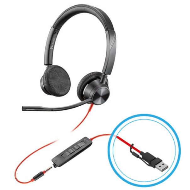 POLY Blackwire 3320 Stereo USB-C Slušalice - 8X220AA-1